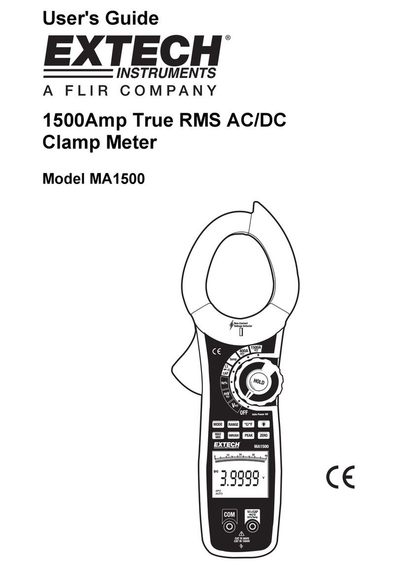 Extech Instruments MA1500 user guide