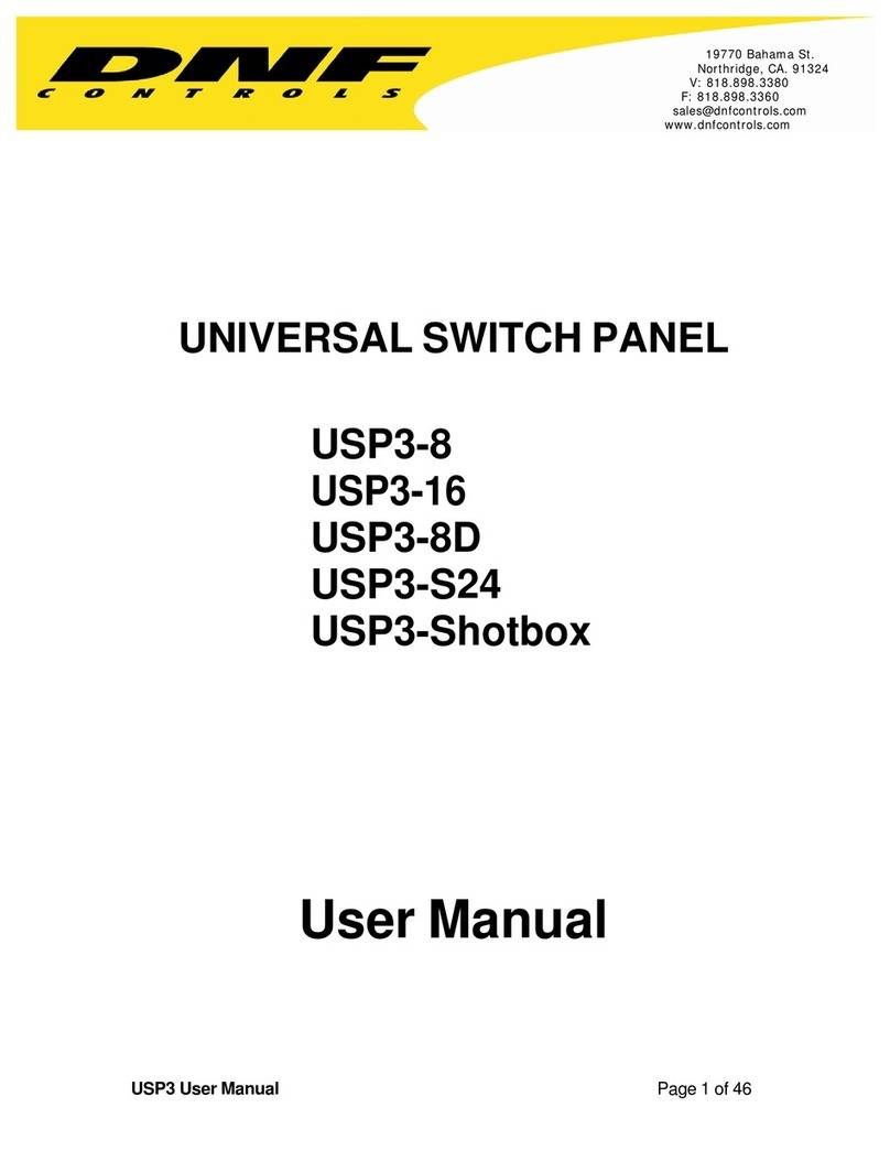 DNF Controls USP3-8D User manual