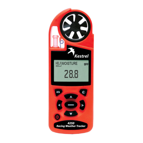 Kestrel Pocket Weather Tracker User manual