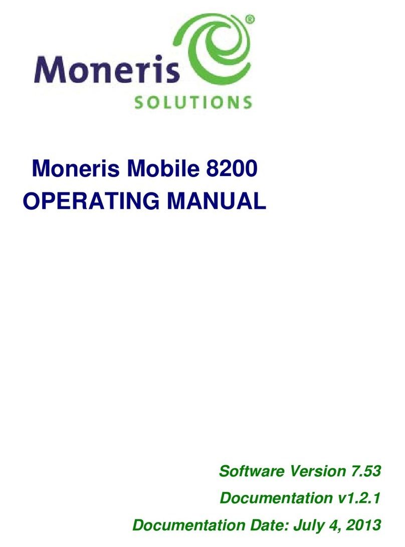 Moneris mobile 8200 operating manual