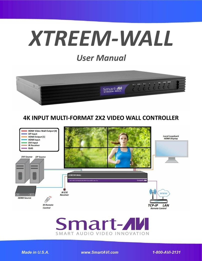 SMART-AVI XTREEM-WALL User manual