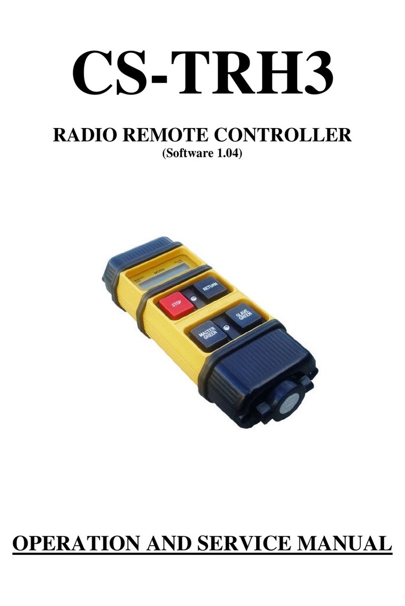 LINCAST CS-TRH3 Operation and service manual
