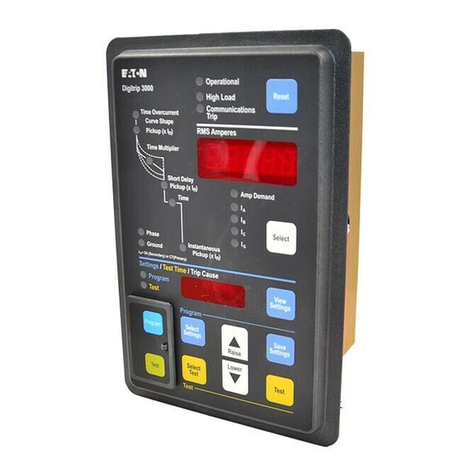 Eaton Digitrip 3000 series Installation, operation and maintenance instructions