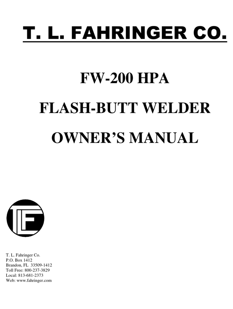 T.L. FAHRINGER FW-200 HPA owner's manual T.L. FAHRINGER FW-200 HPA owner's manual
