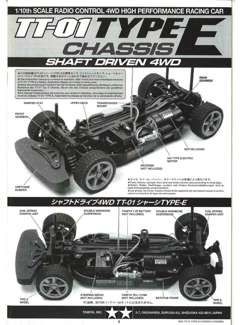 Tamiya TT-01 TYPE E instruction manual