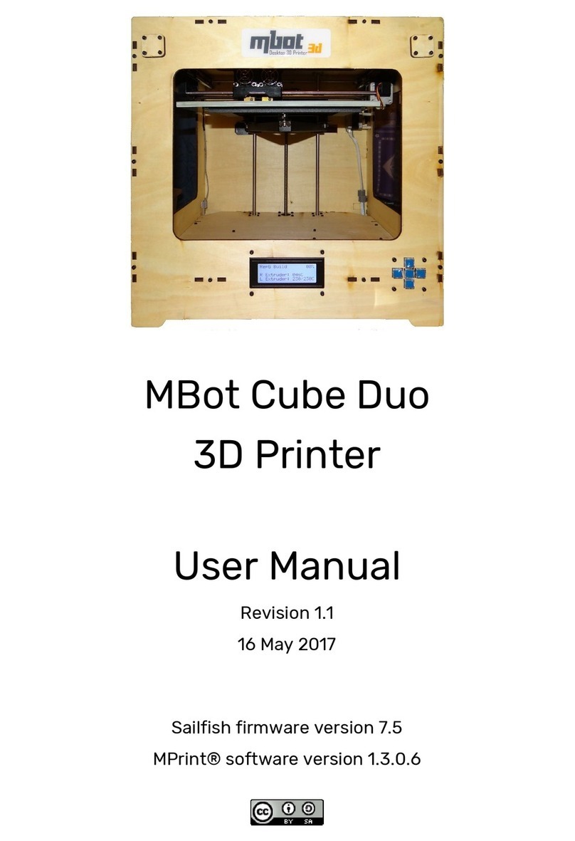 mbot 3d CUBE User manual