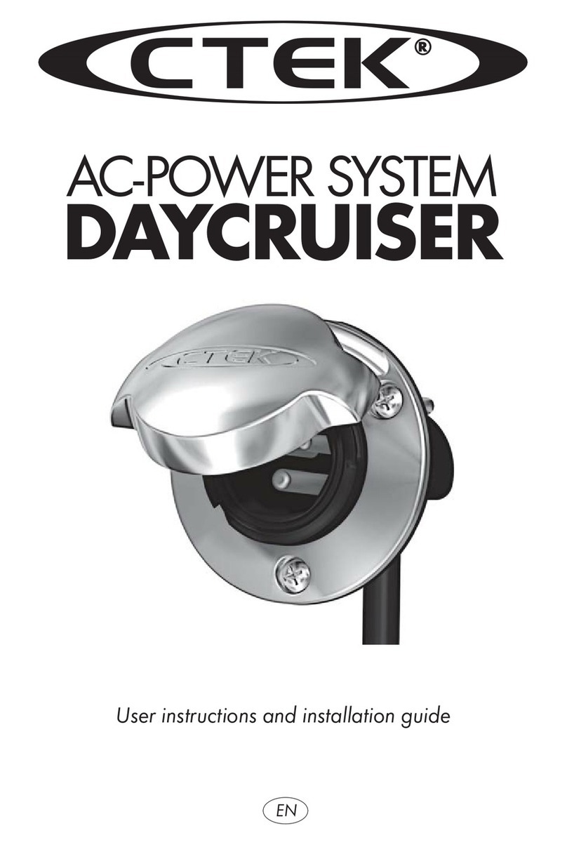 CTEK Daycruiser User instructions and installation manual