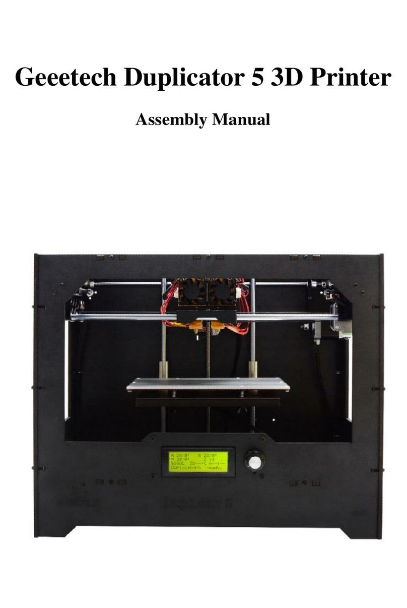 Geeetech Duplicator 5 User manual
