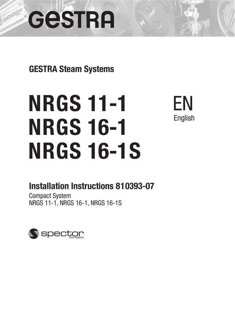 GESTRA NRGS 11-1 installation instructions GESTRA NRGS 11-1 installation instructions
