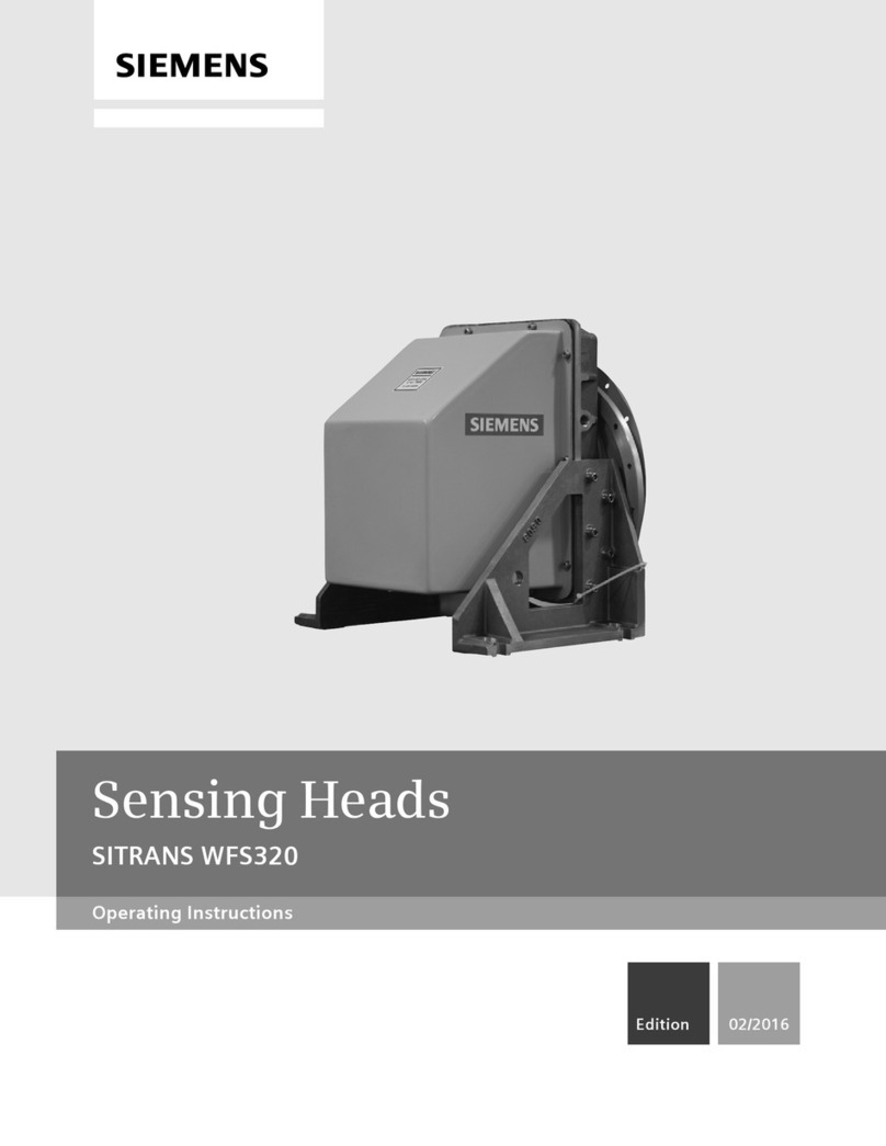 Siemens SITRANS WFS320 User manual