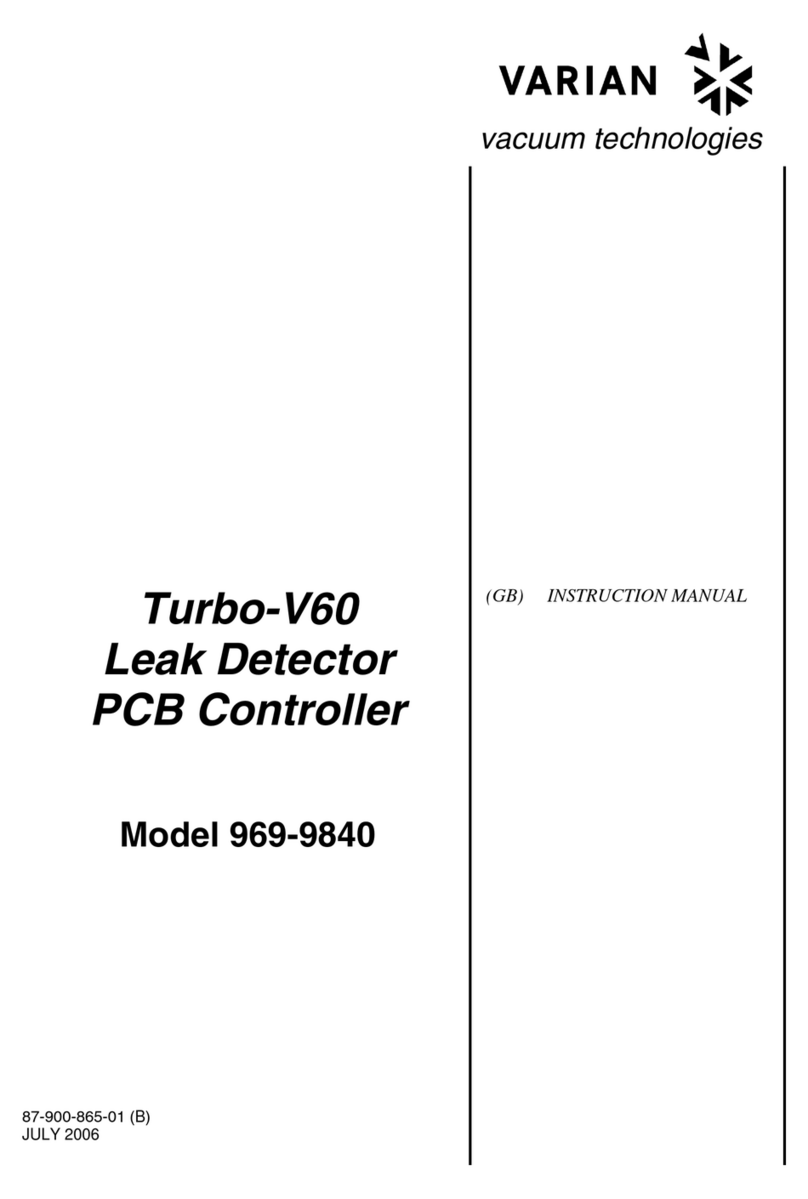 Varian Turbo-V60 instruction manual