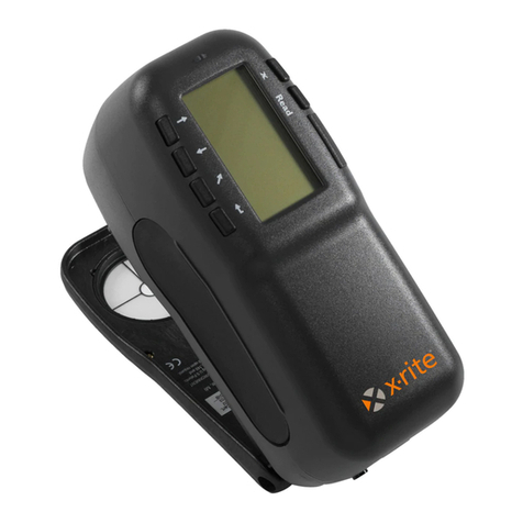 X-Rite 962 User manual