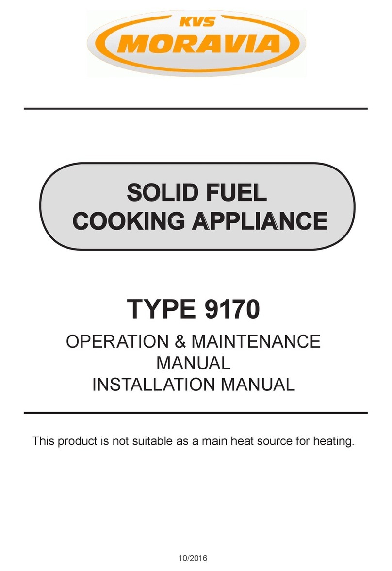 KVS MORAVIA 9170 Installation guide