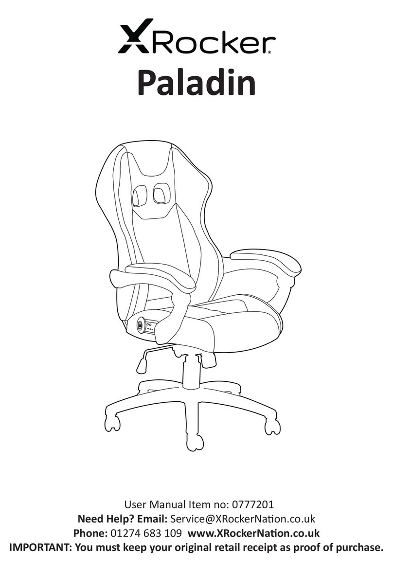 XROCKER PALADIN 0777201 user manual XROCKER PALADIN 0777201 user manual