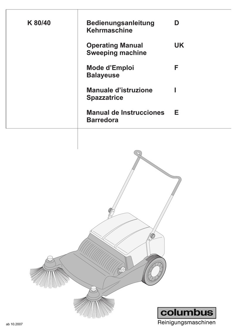 Columbus K 80/40 operating manual