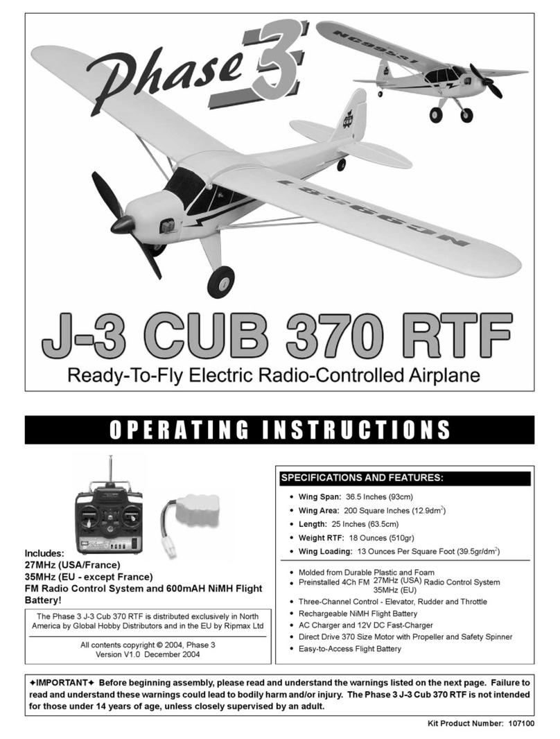 Phase3 J-3 CUB 370 RTF User manual