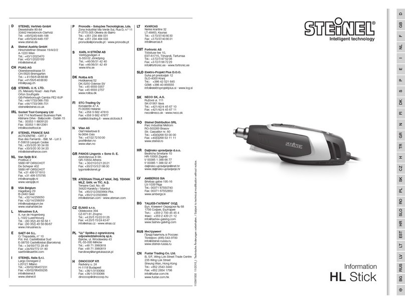 STEINEL HL Stick manual