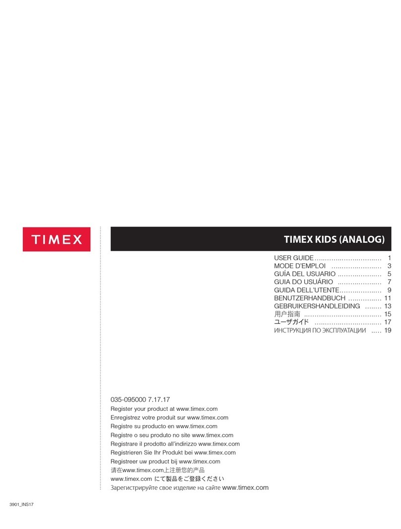 Timex KIDS User manual