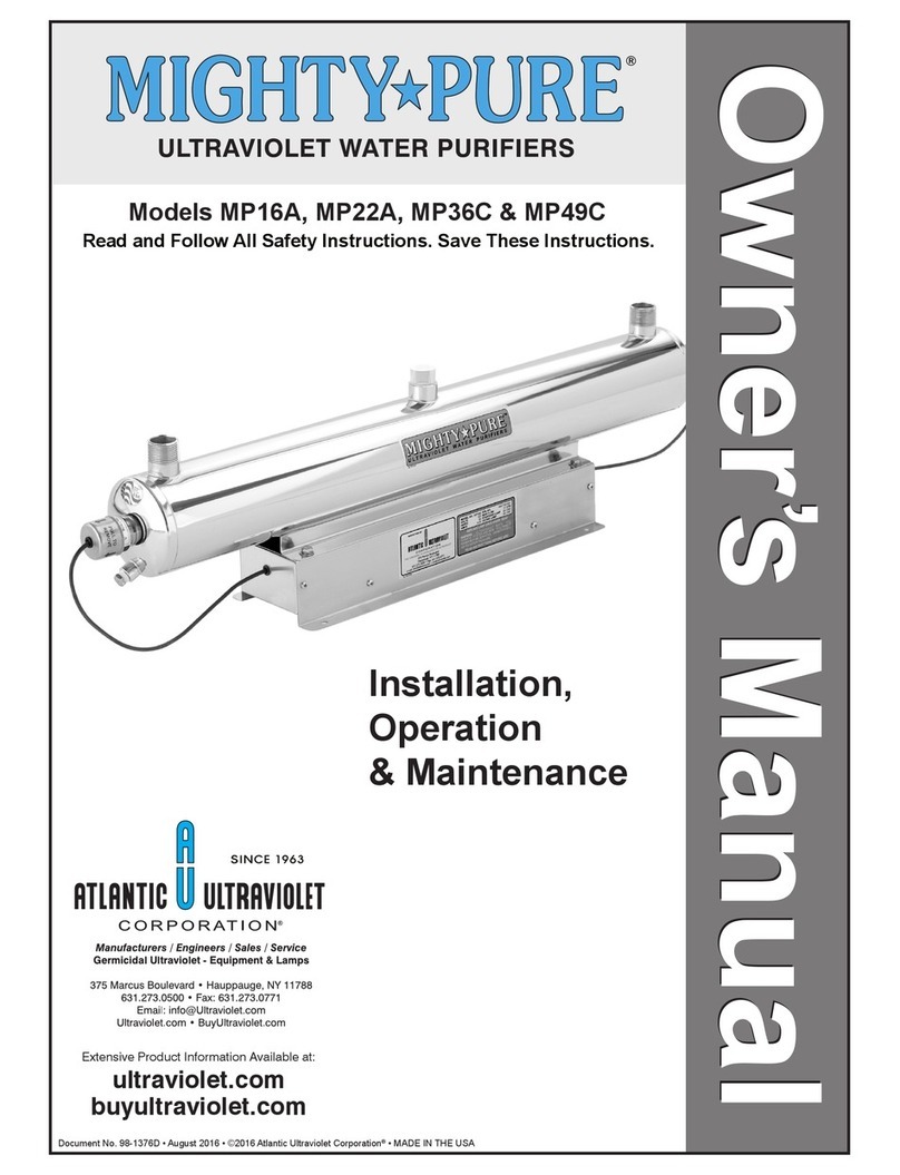 Mighty Pure MP16A owner's manual Mighty Pure MP16A owner's manual