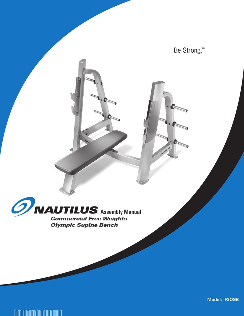 Nautilus F3OSB User manual