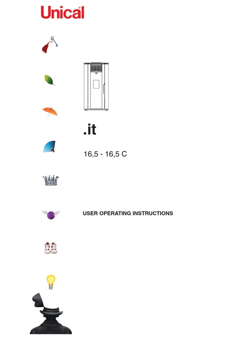 Unical 16,5 User operating instructions