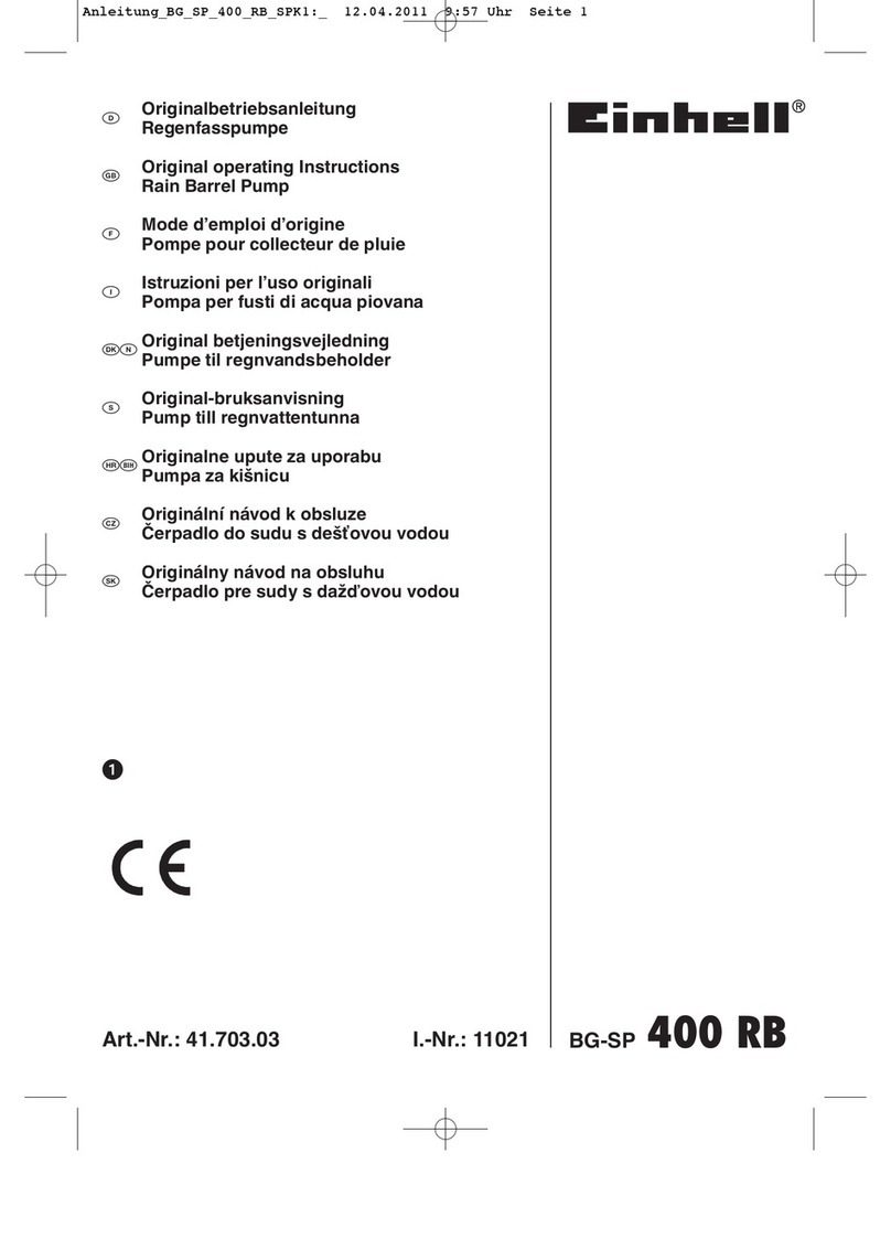 EINHELL BG-SP 400 RB Original operating instructions