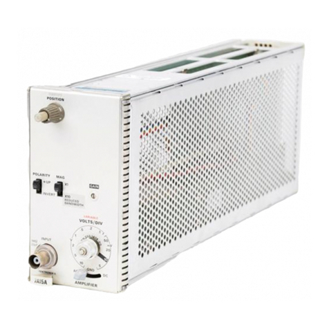 Tektronix 7a15a User manual