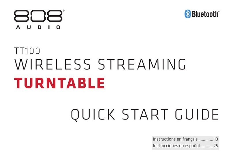 808audio TT100 quick start guide