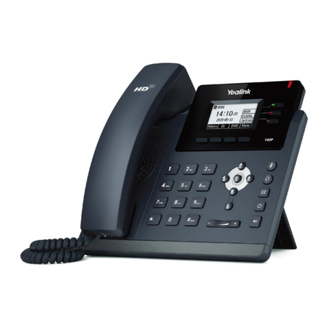 Yealink SIP-T40P User manual