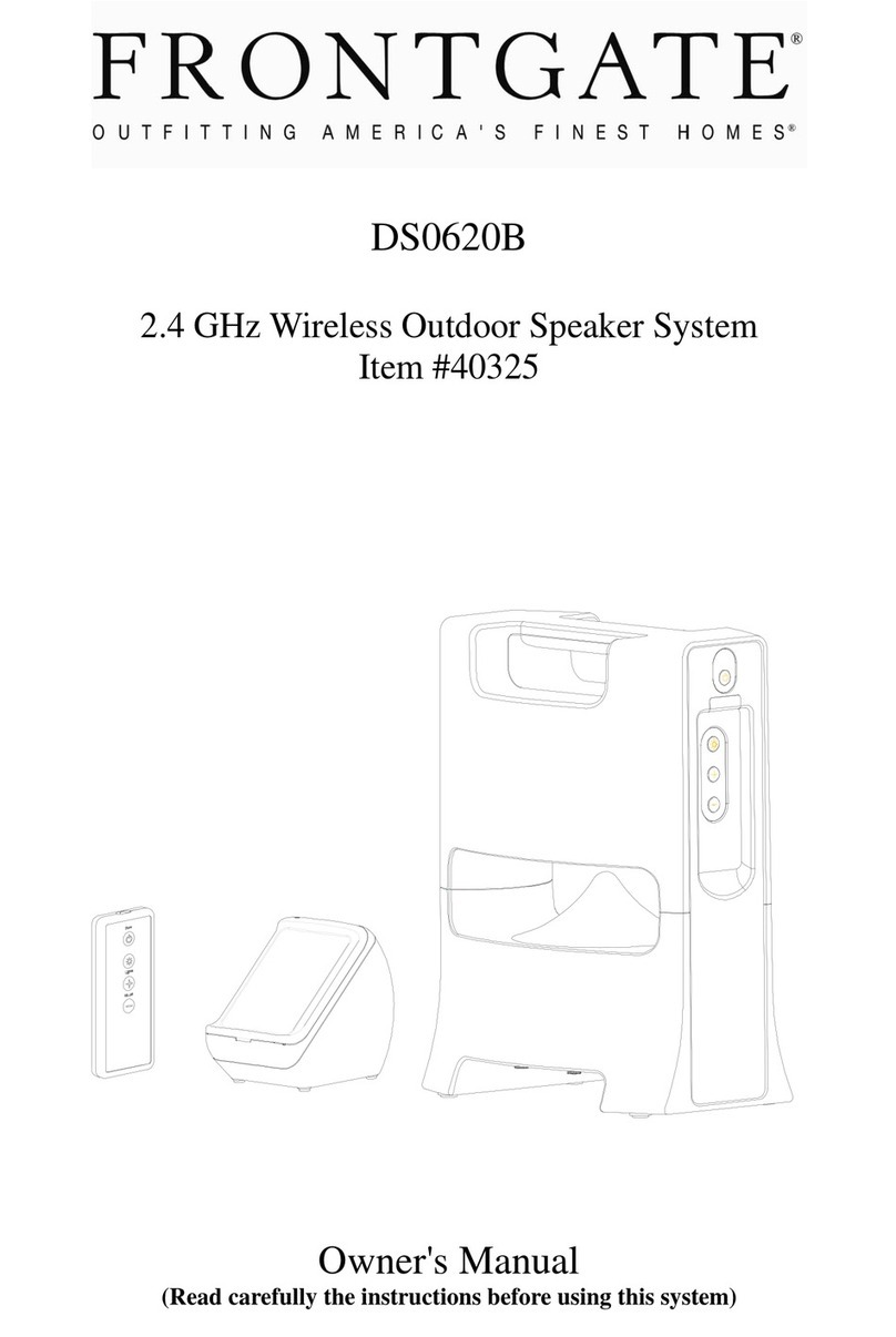 Frontgate DS0620B owner's manual