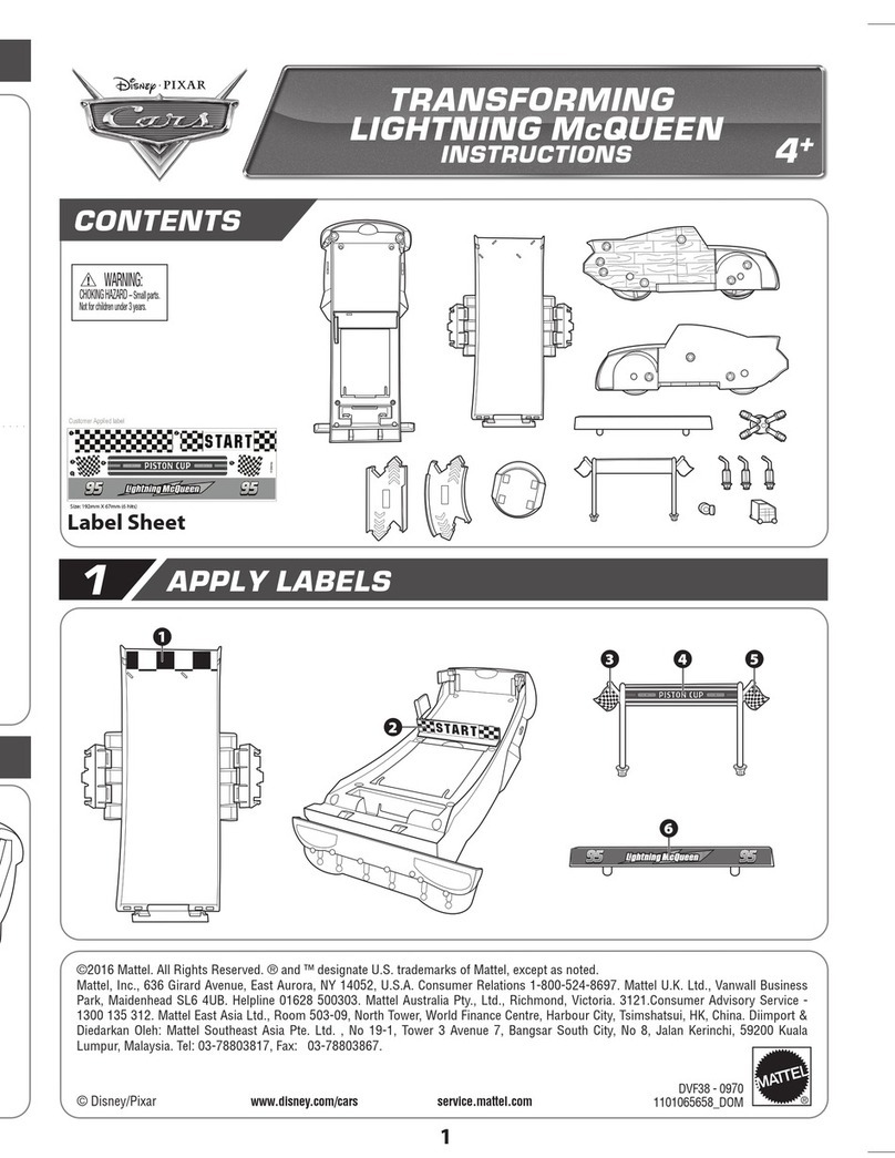 Mattel DVF3 instructions