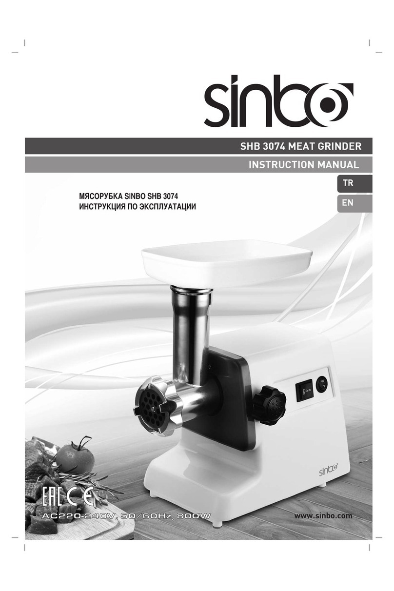 Sinbo SHB 3074 instruction manual