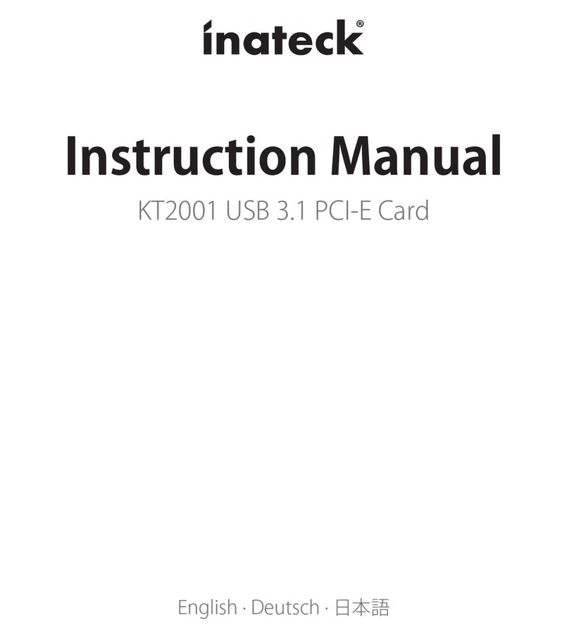 Inateck KT2001 instruction manual