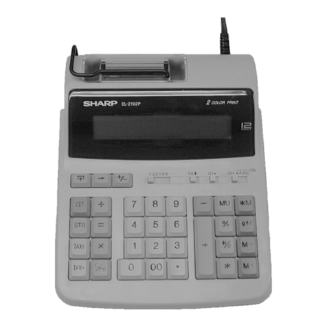 Sharp EL-2901E Service manual