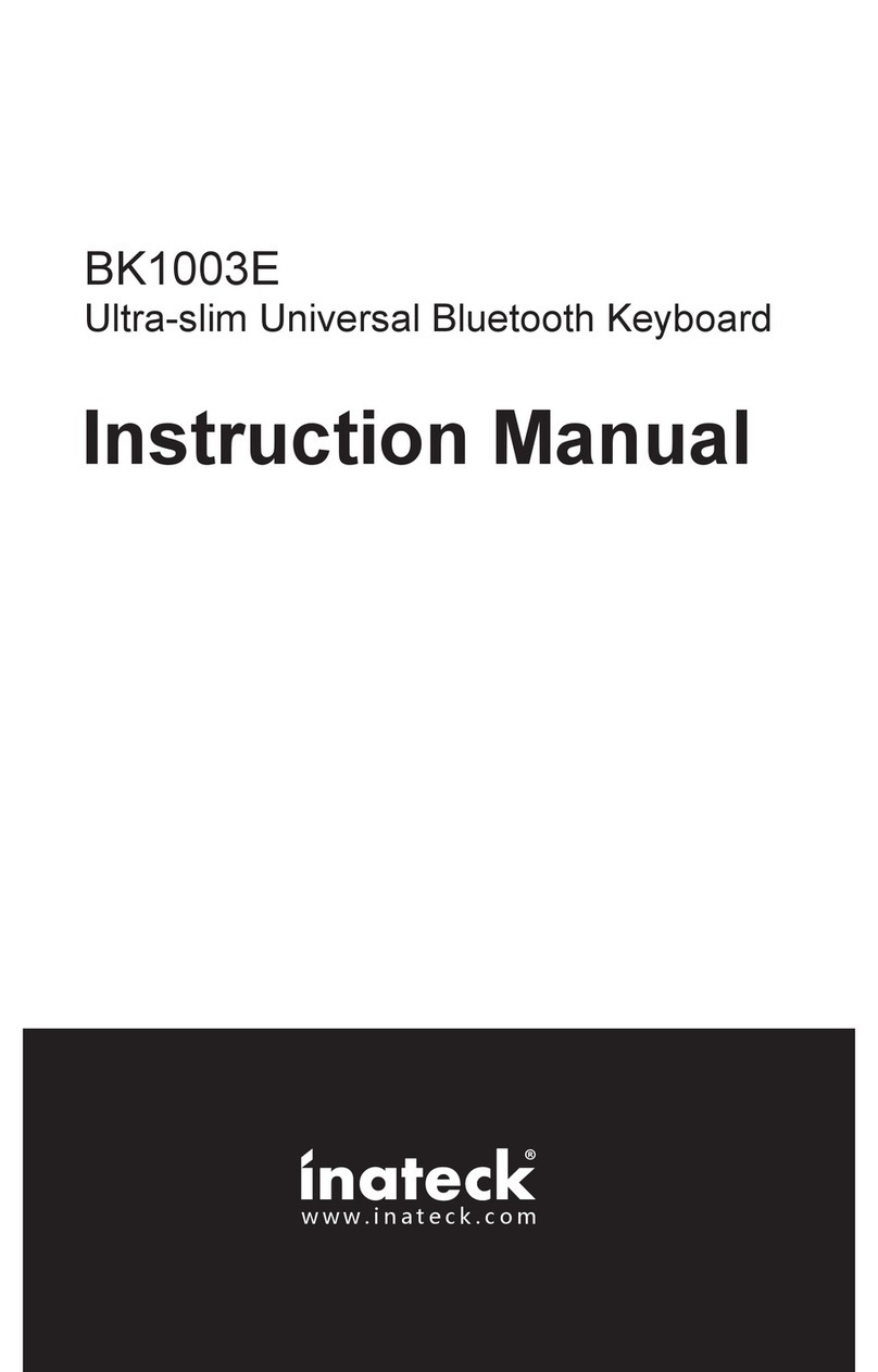 Inateck BK1003E User manual Inateck BK1003E User manual