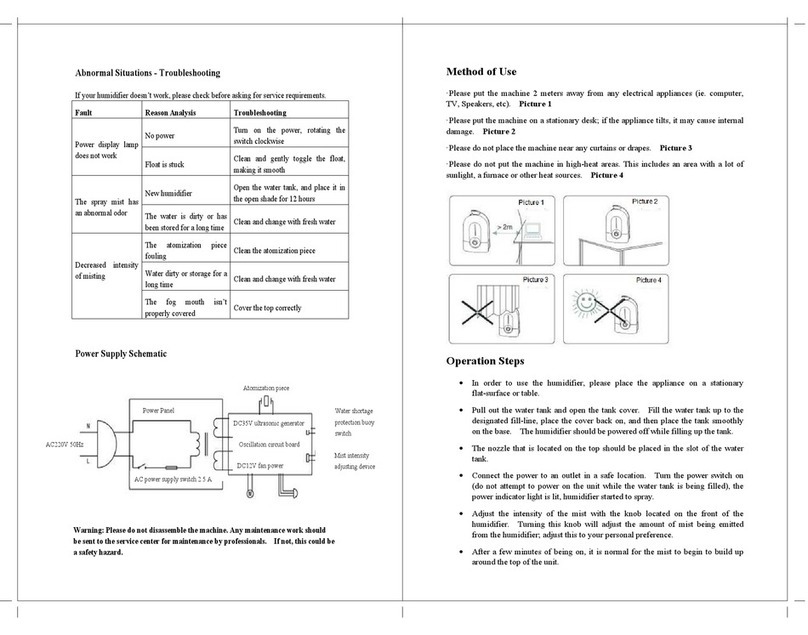 SereneLife PHUMDIF3 Instruction book SereneLife PHUMDIF3 Instruction book