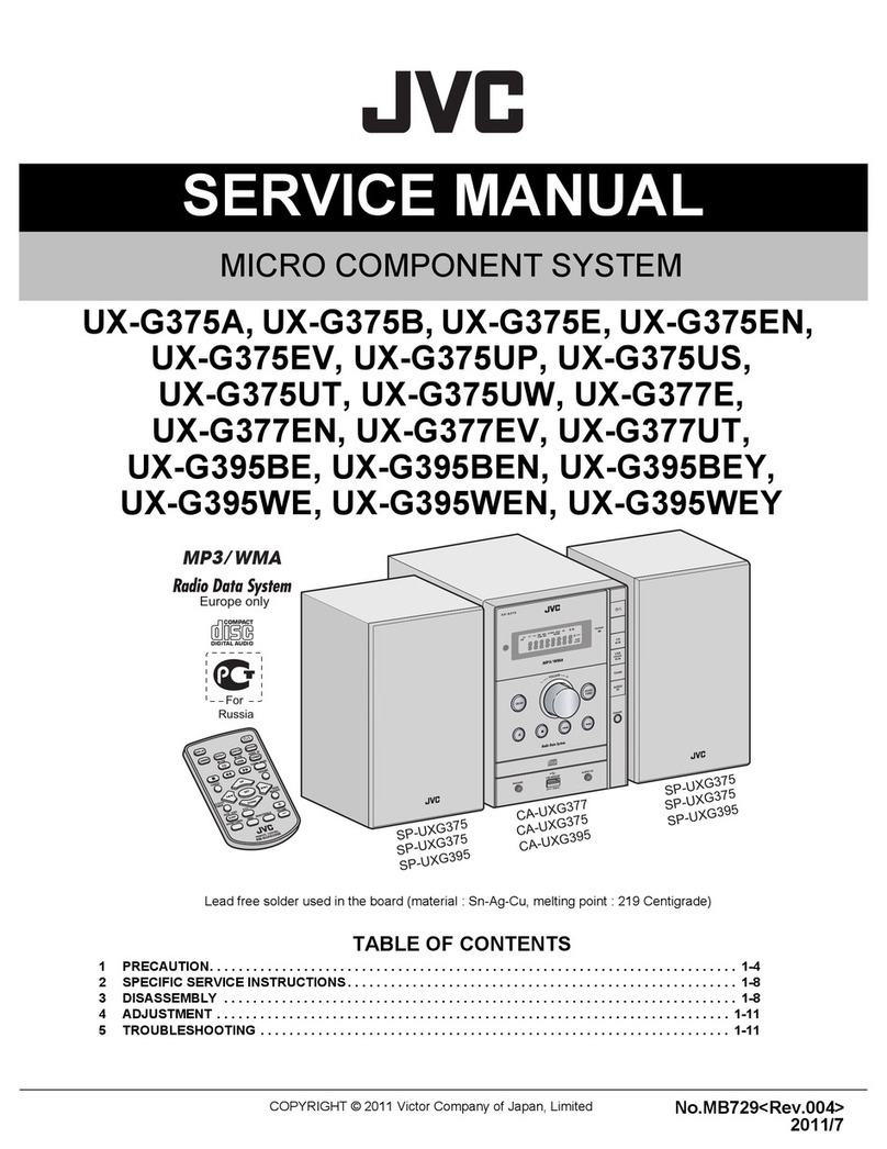 JVC UX-G375A User manual