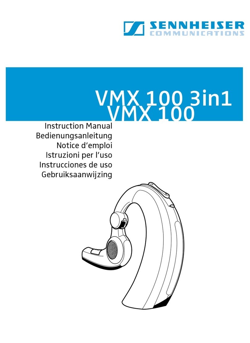 Sennheiser VMX 100 3in1 Bedienungshandbuch