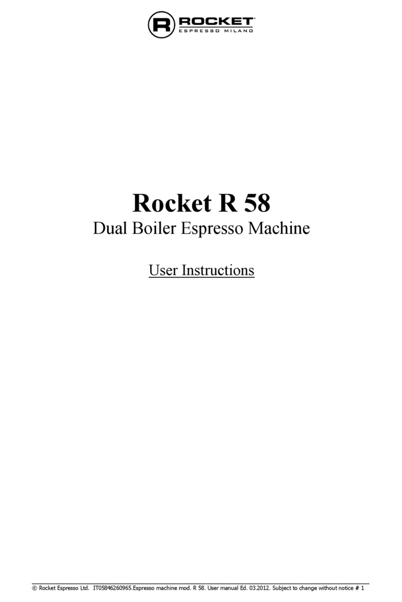 Rocket R 58 User manual