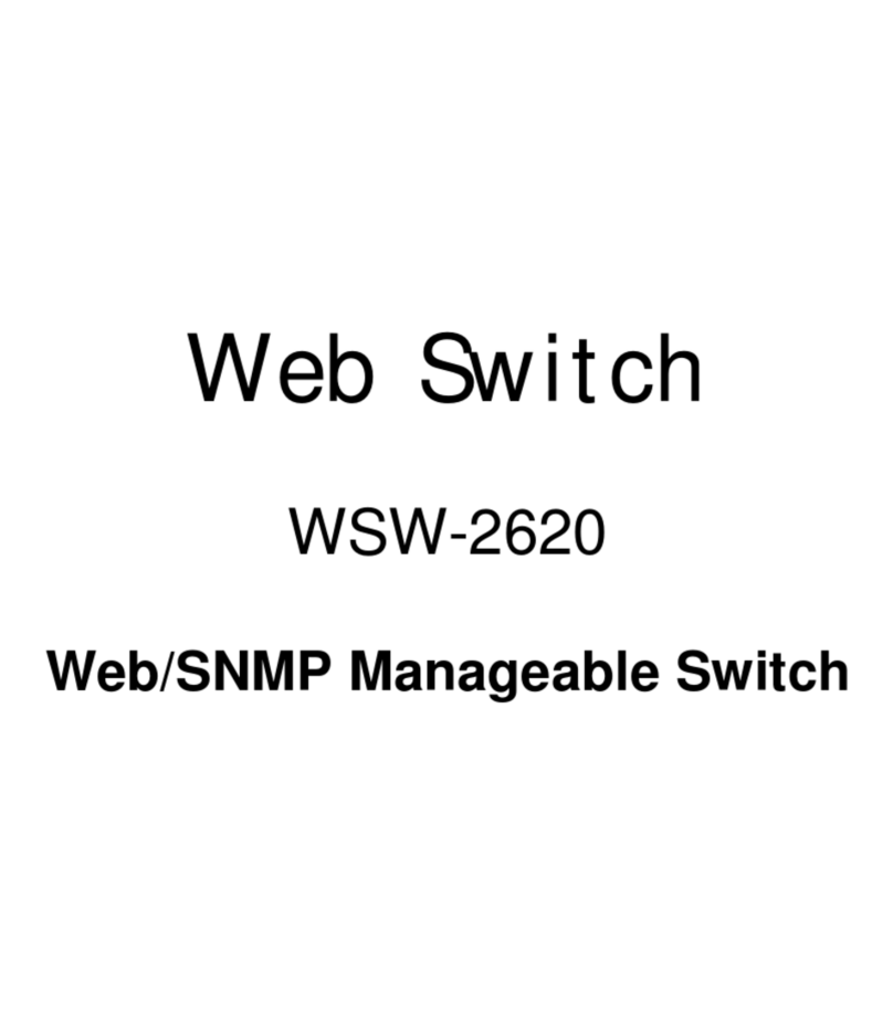 Planet WSW-2620 User manual