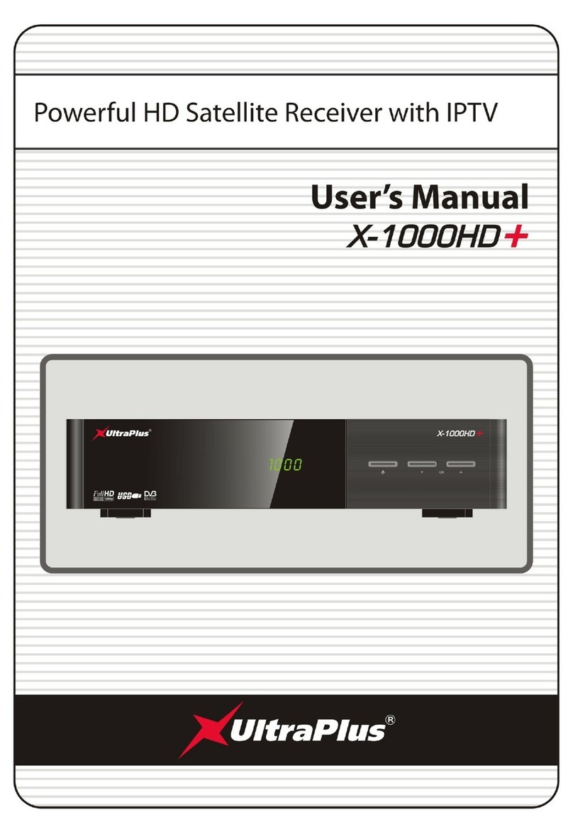 Ultra Plus X-1000HD+ User manual