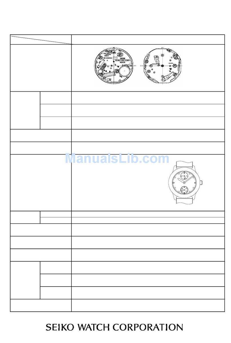 Seiko 6G27A Technical guide
