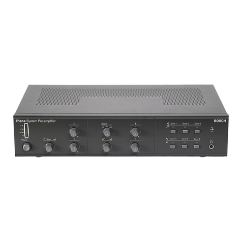 Bosch Plena Power Amplifier Installation and user instructions