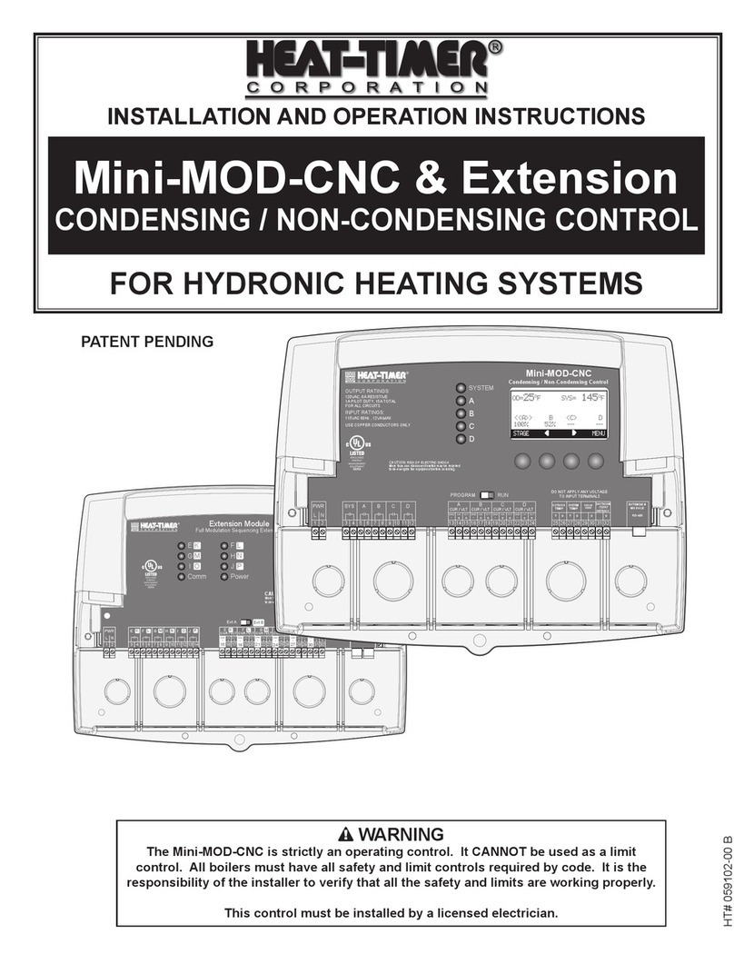 heat-timer Mini-MOD-CNC Installation and operation instructions