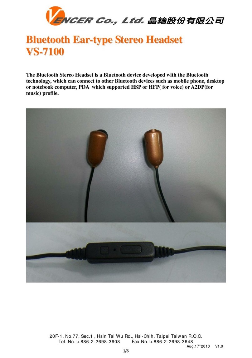 VENCER VS-7100 User manual