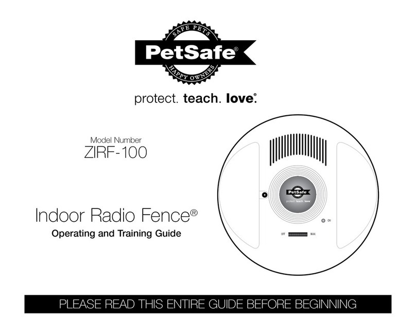 Petsafe ZIRF-100 Operating and training guide Petsafe ZIRF-100 Operating and training guide
