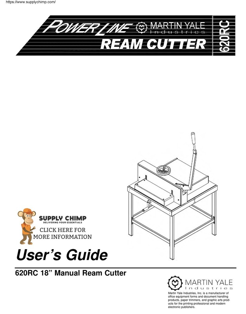Martin Yale 620RC User manual