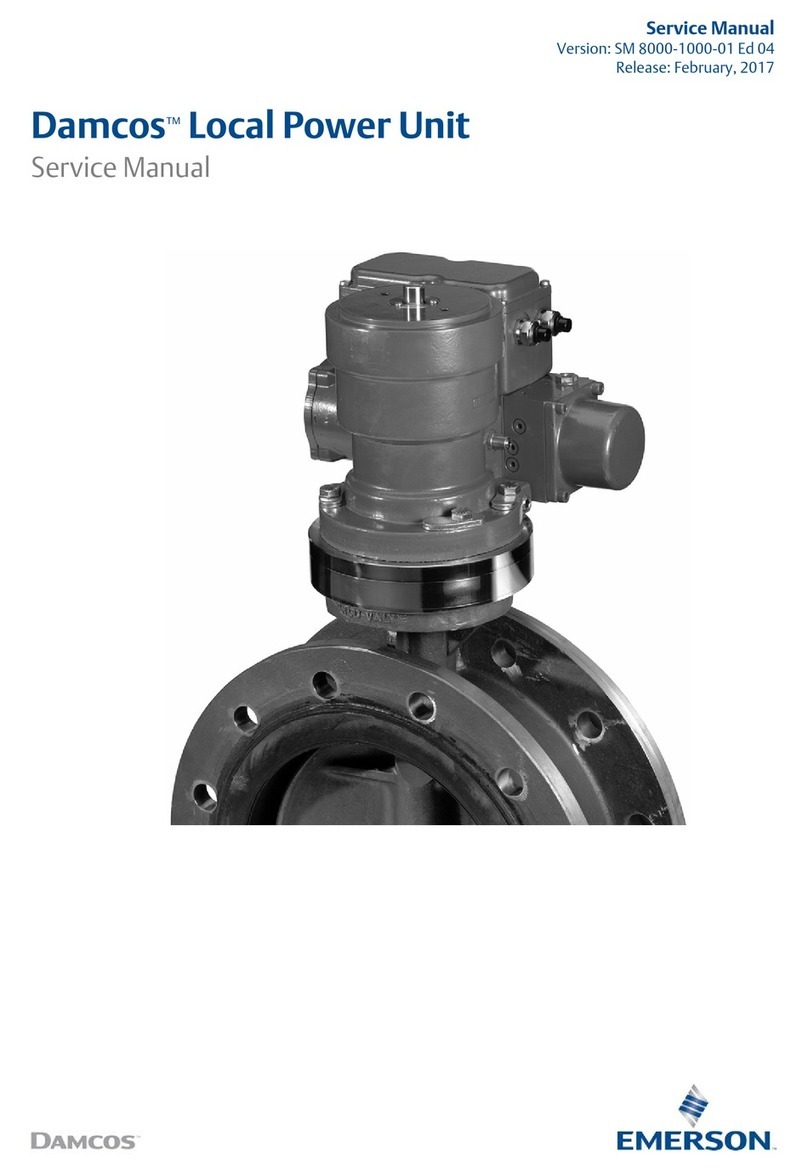 Emerson Damcos Service manual
