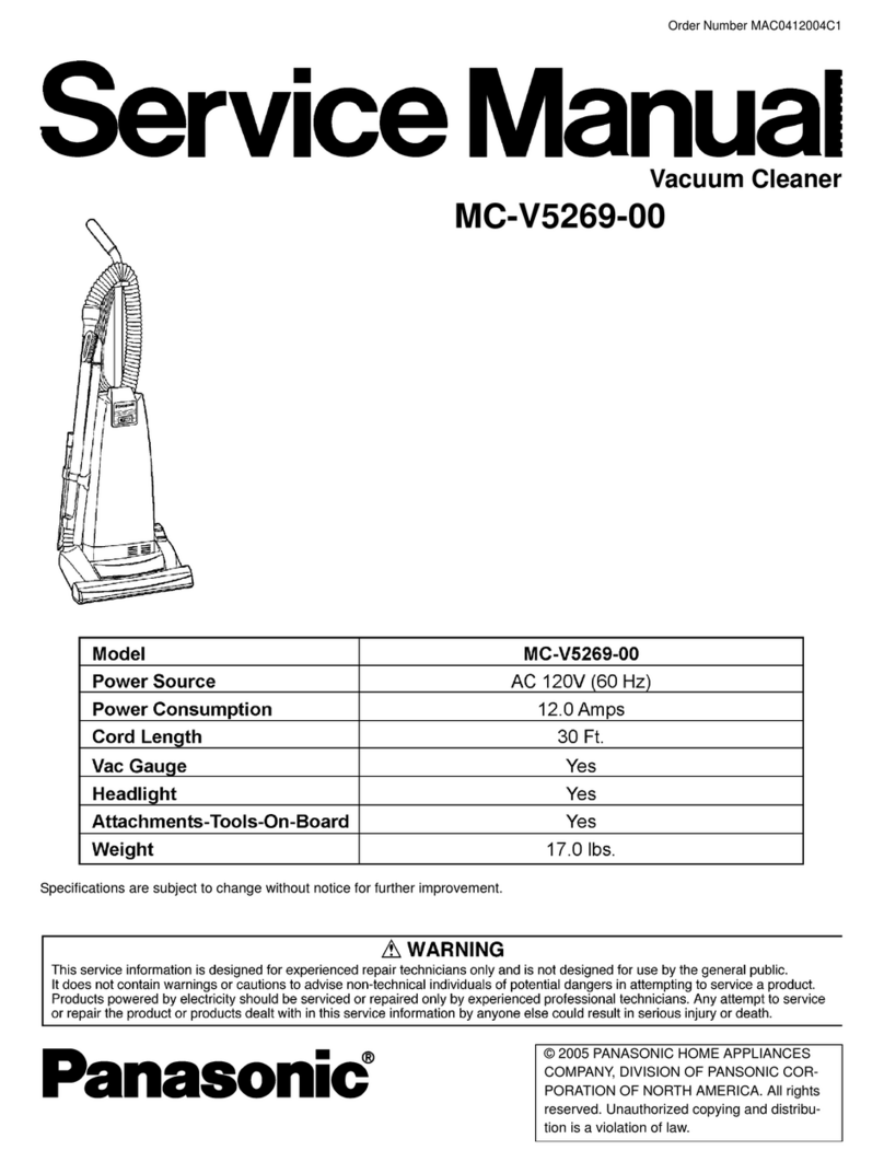 Panasonic MC-V5269-00 Service manual