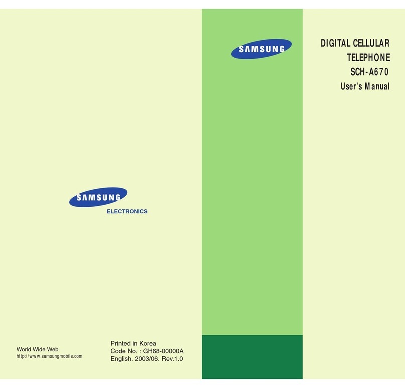 Samsung SCH-A670 User manual